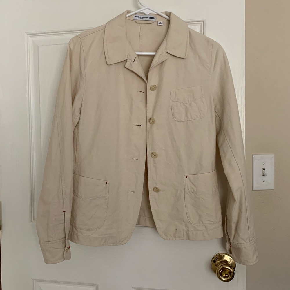 Nwt Uniqlo linen cotten jacket XS